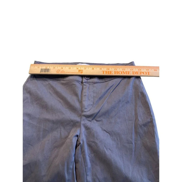 Lila Ryan Womens Tapered Trouser Steel Grey Cotton Blend Size 2 - Picture 8 of 11